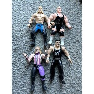 WWE WWF Jeff Jarrett, Shane MacMahon, Curt Hennig& HHH Triple H